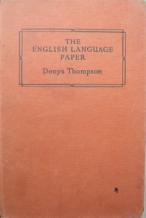 Thompson, Denys: English language paper