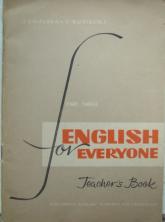 Smolska, J.; Rusiecki, J.: English for everyone. Part three. Teachers book