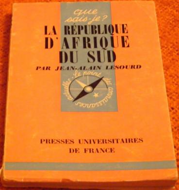 Lesourd, Jean-Alain: La republique d'Afrique du Sud