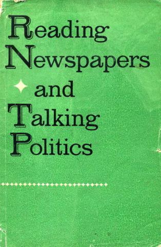 , ..; , ..; , ..  .: Reading Newspapers and Talking Politics