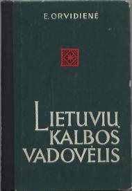 , ..: Lietuviu kalbos vadovelis /   