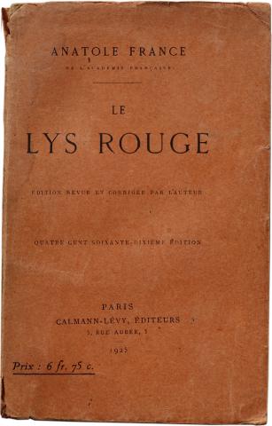 France, Anatole: Le Lys Rouge