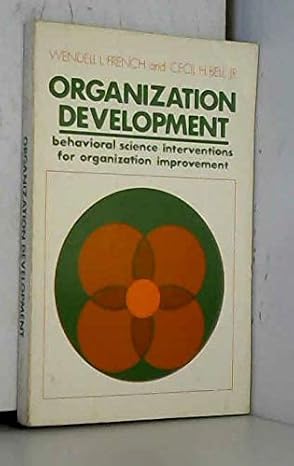 Wendell, L. French; Cecil H. Bell, Jr.: Organization Development: Behavioral Science Interventions for Organization Improvement