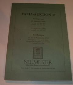 [ ]: Neumeister. Varia-auktion 57.  