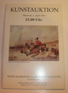 [ ]: Kunstauktion. Peter Karbstein und Norbet Schultze. 