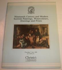 [ ]: Christie's. Nineteenth Century and Modern Scottish paintings, Watercolours, Drawings and Prints.  