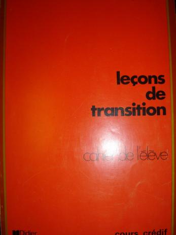 [ ]: Lecons de transition