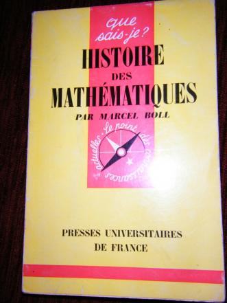 Boll, Marcell: Histoire des mathematiques