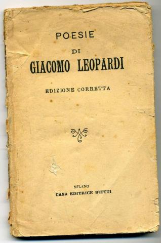 [ ]: Poesie di Giacomo Leopardi