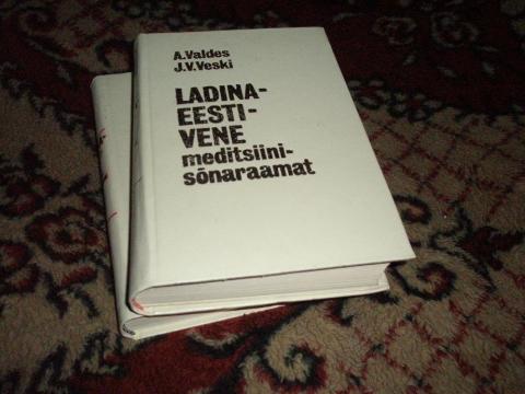 Valdes, A.; Veski, J.: Ladina-eesti-vene meditsiinisonaraamat (--  )