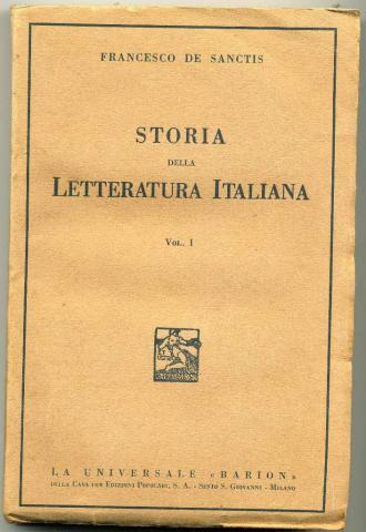 Sanctis, Francesco: Storia della Letteratura Italiana