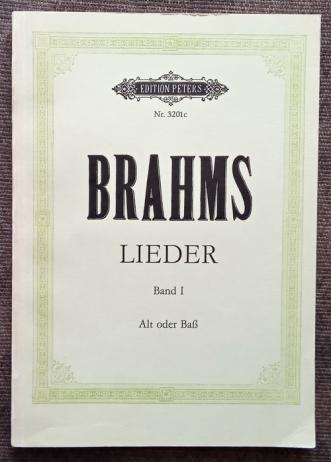 Brahms, Johannes: Lieder fur singstimme und klavier. Band I