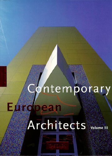 Jodidio, Philip: Contemporary European Architects. Volume III