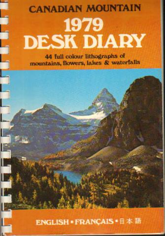 Harmon, Byron: Canadian Mountain. 1979 Desk Diary