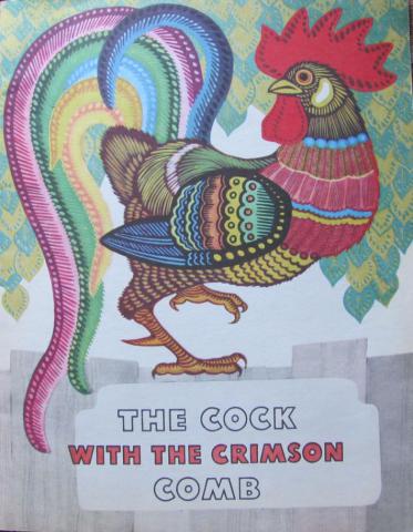 [ ]: The cock with the crimson comb