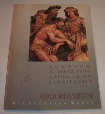 [ ]: Dorotheum Kunstpalais. Antiquitaten auktion marz 1990.  